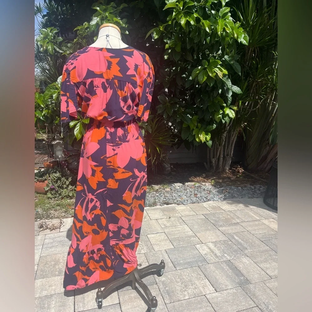 Anthropologie Abel The Label Floral Midi Dress - size medium - Picture 7 of 14